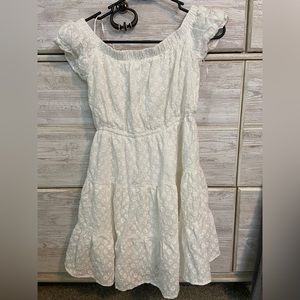 Windsor White Floral Off The Shoulder Sun Dress / Strapless / Women’s / casual